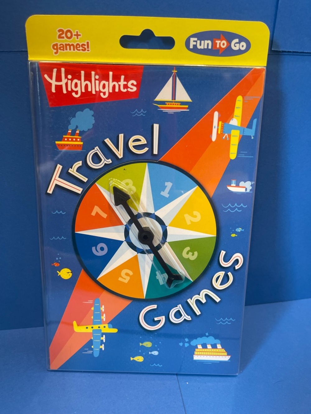 NWT Highlights Travel Games Spinner 20+ games
